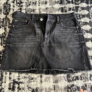 AE Crossover Denim Mini Skirt